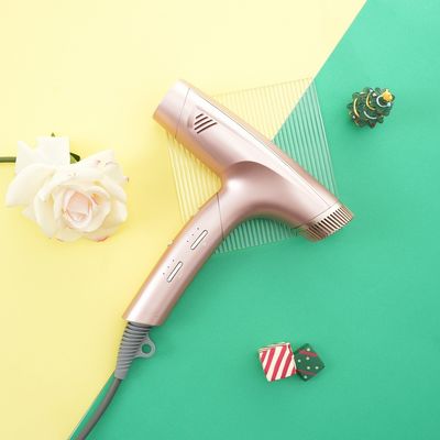 110000rpm Foldable High Speed Hair Dryer Lightweight Rose Gold